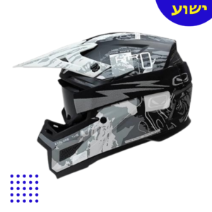 casco hro mx04 cross con googles